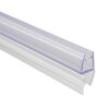 CFL douchestrip kwartrond 6-8 mm onderprofiel 110cm transp.