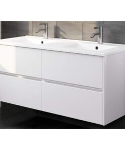 CFL York onderkast 120x46x50 cm 4 laden wit hoogglans