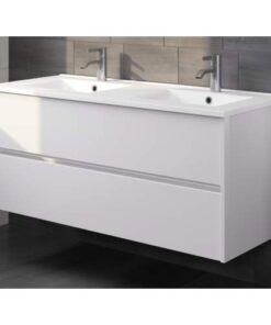 CFL York onderkast 120x46x50 cm 2 laden wit hoogglans