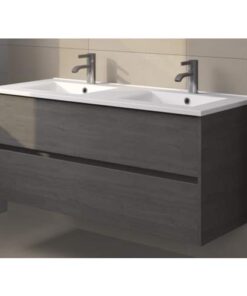 CFL York onderkast 120x46x50 cm 2 laden donker eiken