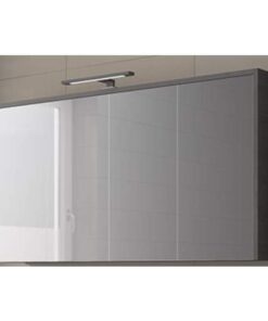 CFL York spiegelkast 120x20x60 cm donker eiken