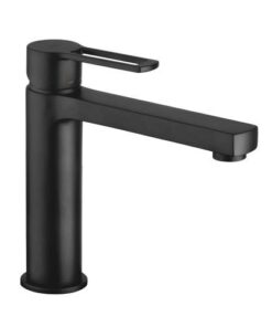 CFL Noir wastafelmengkr. hoog z.waste mat zwart hoogte 30cm