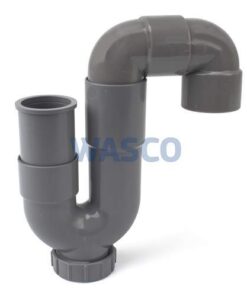 Dyka ABS lijmsifon 40mm grijs RAL 7037 (-5095700) 20024170