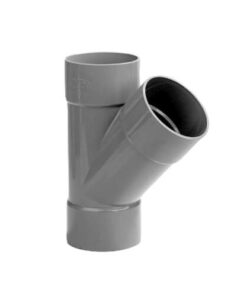 PVC t-stuk 45 gr 3xm 32mm grij s (-2661705) 20022444