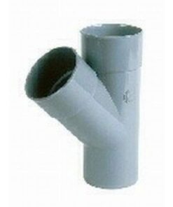 PVC t-stuk 45 grmms 32mm grijs (-2300206) 20022178