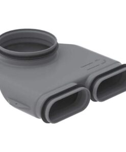 Zehnder CK300 overgangsbocht 9 0gr. CK300 x 160 mm .