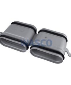 Zehnder CK300 dubbelkanaal mof incl. o-ringen .