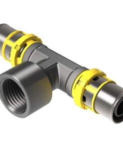 MultiSkin T-stuk 20x3/4"x20mm gas pers x bi