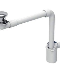 Geberit wastafelafvoer push op en d=32mm gl-chr 152.073.21.1