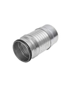 Spiro flex.aansl.stuk d.125mm L.1000mm hulpst.-buis