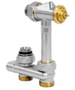 Jaga crossflow ventiel 3/4" na ar de vloer standaard Kv 5094.523