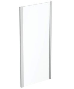 IDE Connect 2 zijwand 900mm H1 950mm 6mm dik omkeerbaar zilverkleurig