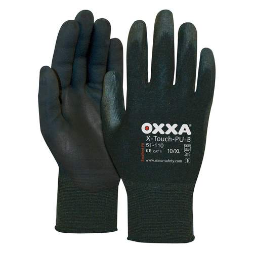 Oxxa handschoen X-Touch-PU-B zwart maat 9